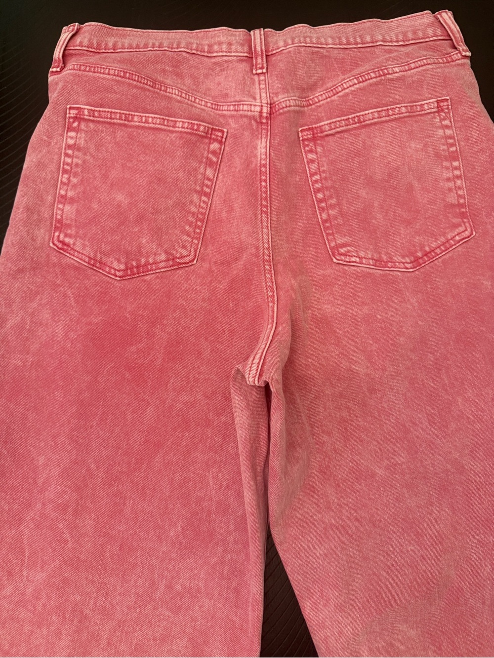 GAP High-Rise Stride Wide Leg Ankle Pink Jeans Size 16Tall - Picture 5 of 6